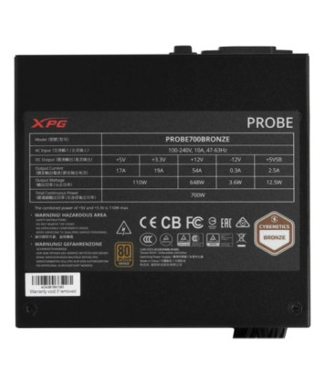 Блок питания 700W ADATA XPG PROBE, 80+ Bronze