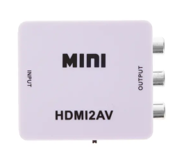 Переходник (видеоконвертер) HDMI (Female) - 3 RCA (Female), REXANT, белый