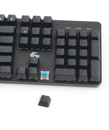 Клавиатура механическая Gembird KB-G530L, черный, USB