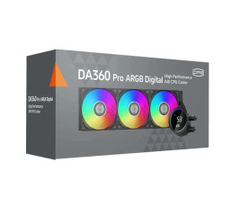 Система водяного охлаждения PCCOOLER DA360 Pro ARGB Digital BK, черный