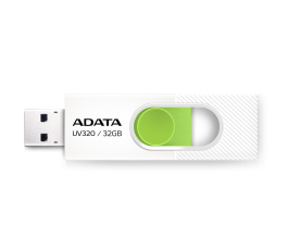 Флеш накопитель 32Gb USB 3.2 AData UV320 AUV320-32G-RWHGN белый/зеленый