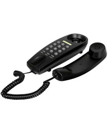 Телефон проводной RITMIX RT-005, черный
