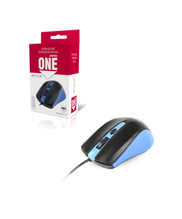 Мышь проводная Smartbuy ONE 352, USB, синий-черный