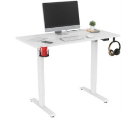 Игровой стол Cactus CS-ED-WWT, с регулировкой высоты, электропривод, белый