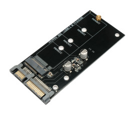 Переходник (адаптер) SSD M.2 SATA в разъем SATA, Cablexpert EE18-M2S3PCB-02