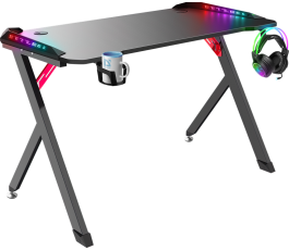 Игровой стол Defender Spirit RGB, черный