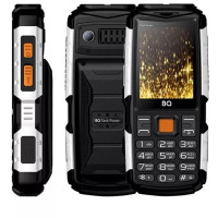 Мобильный телефон BQ-2430 Tank Power Black/Silver Dual SIM