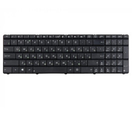 Клавиатура для ноутбука Asus K52, K53, K54, K55, N50, N51, N52, N53 Скошенные клавиши Black