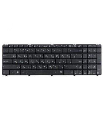 Клавиатура для ноутбука Asus K52, K53, K54, K55, N50, N51, N52, N53 Скошенные клавиши Black