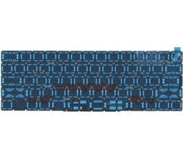 Клавиатура для ноутбука MacBook Pro 13 15 Retina A1706 черная с подсветкой плоский Enter