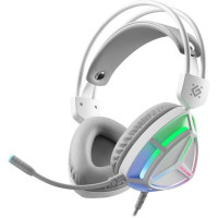 Гарнитура игровая Defender Prism, RGB, белый