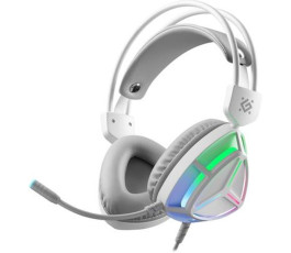 Гарнитура игровая Defender Prism, RGB, белый