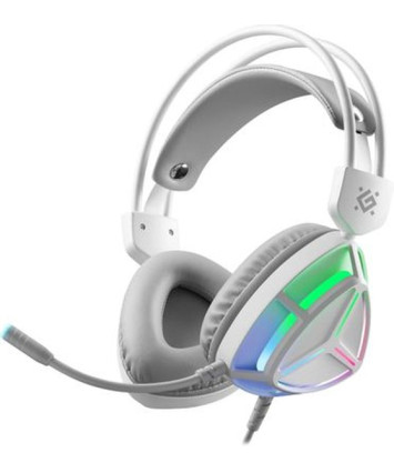 Гарнитура игровая Defender Prism, RGB, белый Гарнитура игровая Defender Prism, RGB, белый