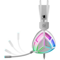 Гарнитура игровая Defender Prism, RGB, белый