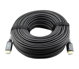 Активный оптический кабель HDMI Cactus 70м, v2, AOC, черный, CS-HDMI-AOC-2-70