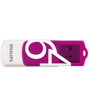 Флеш накопитель 64Gb USB 2.0 PHILIPS VIVID2.0 (FM64FD05P/97)