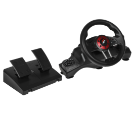 Руль FlashFire Buddh Mini racing wheel Set, F119, PC/PS/Xbox/Switch, педали, черный