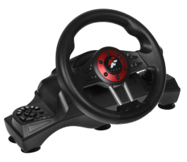 Руль FlashFire Buddh Mini racing wheel Set, F119, PC/PS/Xbox/Switch, педали, черный