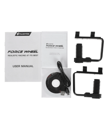 Руль FlashFire Buddh Mini racing wheel Set, F119, PC/PS/Xbox/Switch, педали, черный Руль FlashFire Buddh Mini racing wheel Set, F119, PC/PS/Xbox/Switch, педали, черный