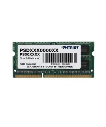 Модуль памяти SODIMM 4Gb DDR3L Patriot PC12800 (PSD34G1600L2S)