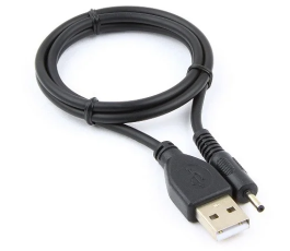 Кабель питания USB 2.0 Pro Cablexpert CC-USB-AMP25-0.7M, AM/DC 2,5мм 5V 2A, 0.7м