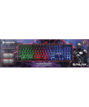 Клавиатура игровая с подсветкой Defender Spark GK-300L