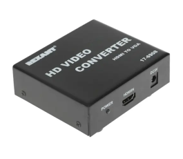 Переходник (видеоконвертер) HDMI (Female) - VGA + 3.5 jack (Female), REXANT, белый