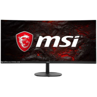 Монитор 34" MSI PRO MP341CQ (UWQHD, 100Hz), изогнутый, черный