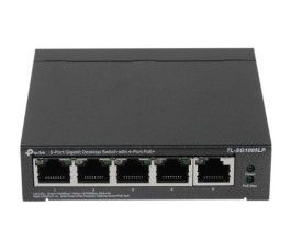 Коммутатор TP-Link TL-SG1005LP 5port, неуправляемый, PoE
