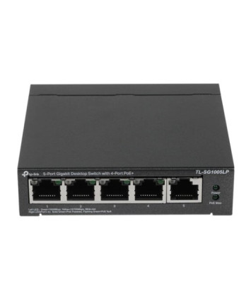 Коммутатор TP-Link TL-SG1005LP 5port, неуправляемый, PoE