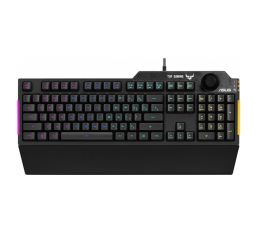 Клавиатура игровая ASUS TUF Gaming K1 (90MP01X0-BKRA00), черный