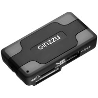 Картридер внешний Ginzzu GR-417UB, USB 2.0