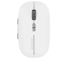 Мышь беспроводная JETACCESS OM-R99 BW, BT+2.4G, белый
