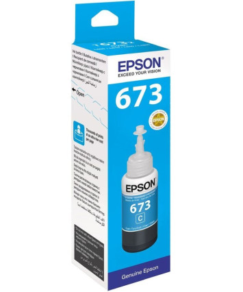 Чернила Epson 673 C13T673298 (аналог C13T67324A) голубой 70мл