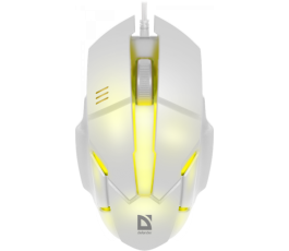 Мышь проводная Defender Host MB-982 7цветов, белый