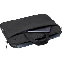 Сумка для ноутбука 15,6" Defender Solid, кожа, черный