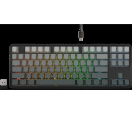 Клавиатура беспроводная механическая Redragon Star Blade Pro RU, RGB, BT+2.4G, черный/серый