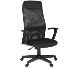 Кресло руководителя Бюрократ KB-8/BLACK черный TW-01 TW-11 сетка