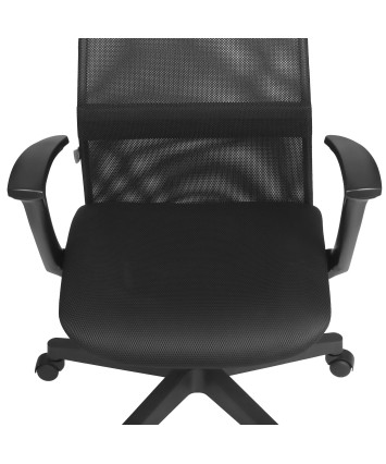 Кресло руководителя Бюрократ KB-8/BLACK черный TW-01 TW-11 сетка