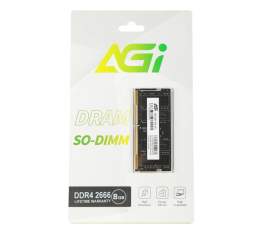 Модуль памяти SODIMM DDR4 8Gb PC21300 2666MHz AGI SD138 (AGI266608SD138)