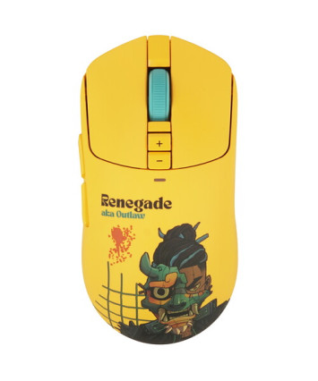 Мышь беспроводная игровая A4Tech Bloody R72 Ultra Renegade Sunset, желтый
