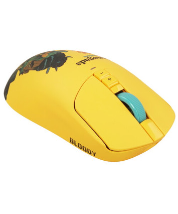 Мышь беспроводная игровая A4Tech Bloody R72 Ultra Renegade Sunset, желтый