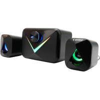 Акустика 2.1 Gembird SPK-21G, черный, USB