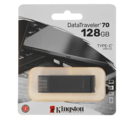 Флеш накопитель 128Gb USB 3.2 Type-C Kingston DataTraveler 70