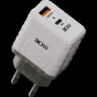 Универсальное СЗУ Defender UPA-132 (1 USB-C, 1 USB-A, 30W), белый