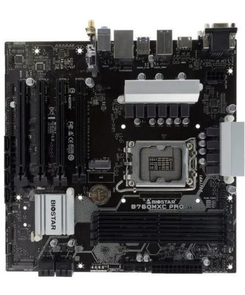 Материнская плата Socket 1700 Biostar B760MXC Pro, DDR5