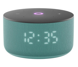 Умная колонка Яндекс Станция Мини 3 бирюзовый (c часами) (YNDX-00027TRQ)