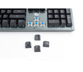 Клавиатура механическая Gembird KB-G550L, бирюзовый металлик, USB