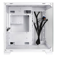 Корпус mATX кубик без БП Ginzzu V420 RGB, белый