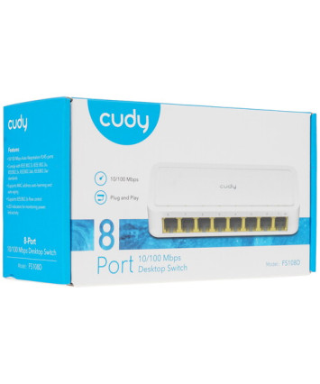 Коммутатор CUDY FS108D 8port